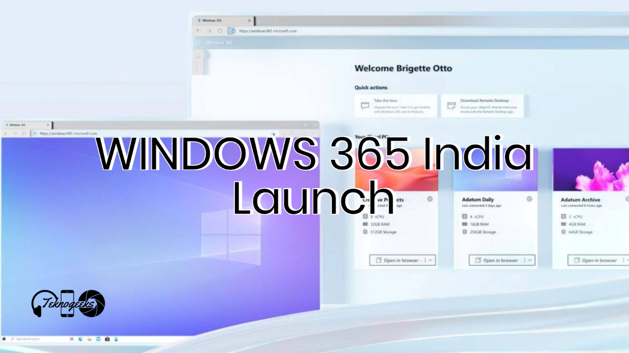 WINDOWS 365 India Launch