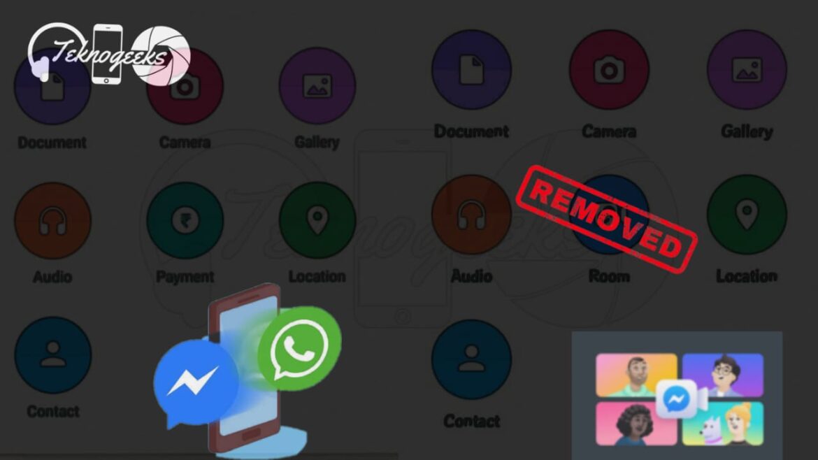 Messenger Rooms Feature has been removed from WhatsApp
