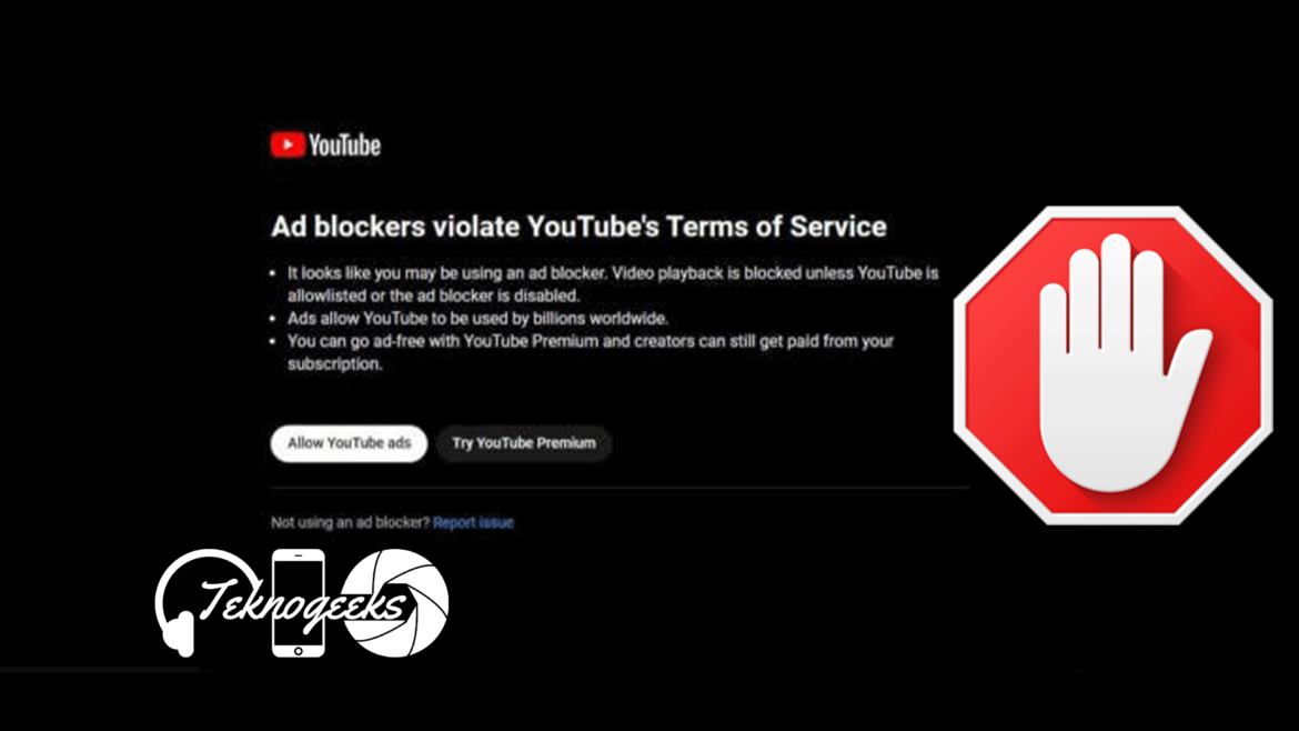 YOUTUBE AD BLOCKER CRACKDOWN